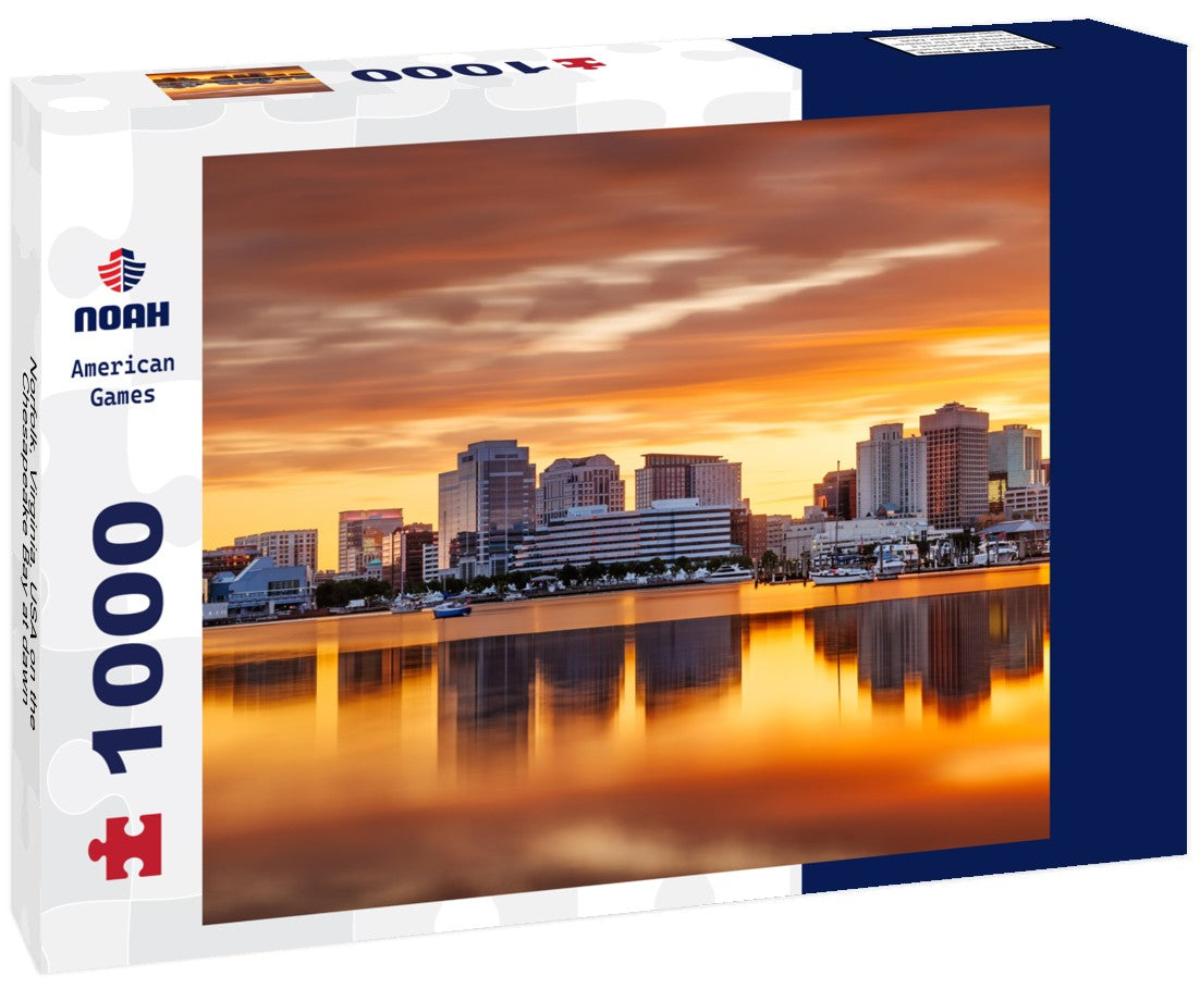Noah Jigsaw Puzzle Norfolk, Virginia, USA on the Chesapeake Bay at dawn 1000 pieces