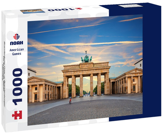 Noah Jigsaw Puzzle Brandenburg Gate or Brandenburger Tor at sunset, Berlin, Germany 1000 pieces