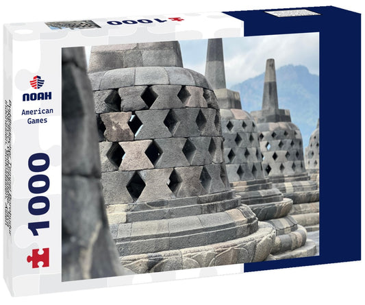 Noah Jigsaw Puzzle Buddhistischer Tempel Borobudur, UNESCO-Welterbestätte, Java, Indonesien, Südostasien, Asien 1000 pieces