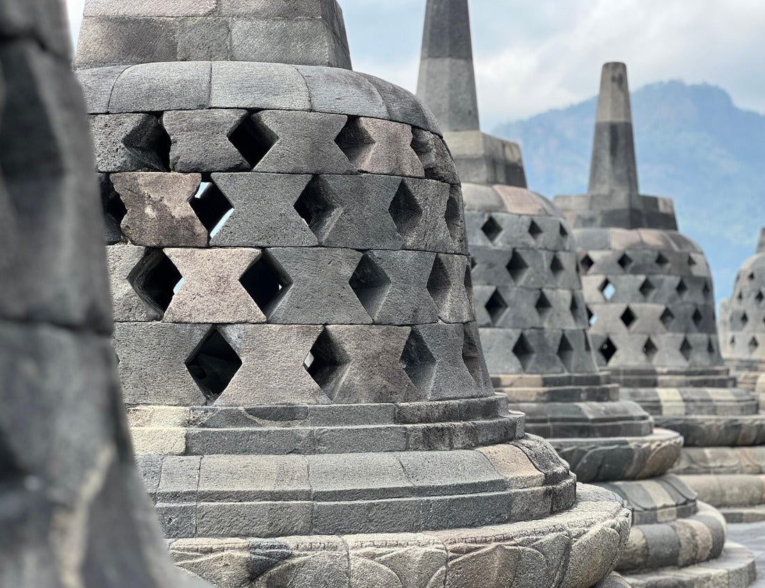 Noah Jigsaw Puzzle Buddhistischer Tempel Borobudur, UNESCO-Welterbestätte, Java, Indonesien, Südostasien, Asien 1000 pieces