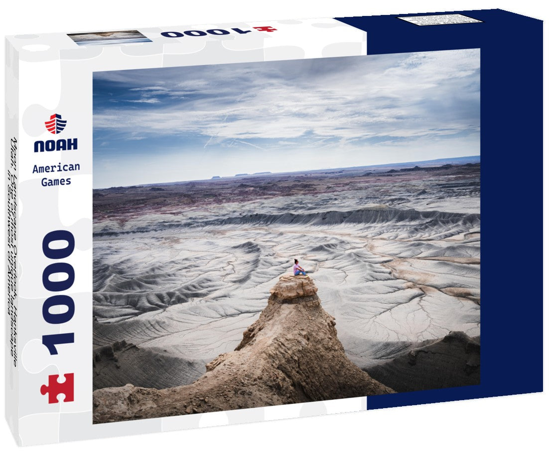 Noah Jigsaw Puzzle Moon Landscape Overlook, Hanksville, Utah. One of most unique landscape in Southwest of America 1000 pieces