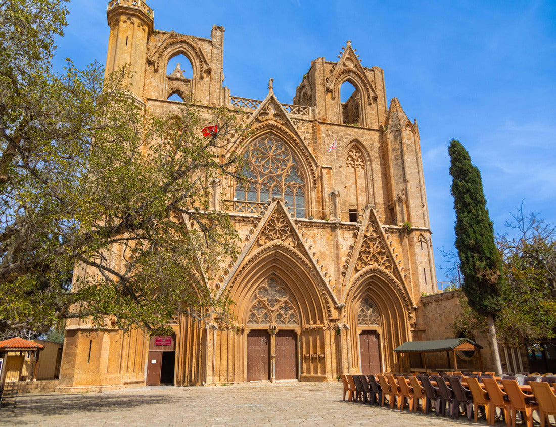 Noah Jigsaw Puzzle Famagusta, Cyprus - 12 Aug 2024: The Lala Mustafa Pasha Mosque, formerly a Gothic cathedral, showcases Cyprus's rich cultural history 1000 pieces