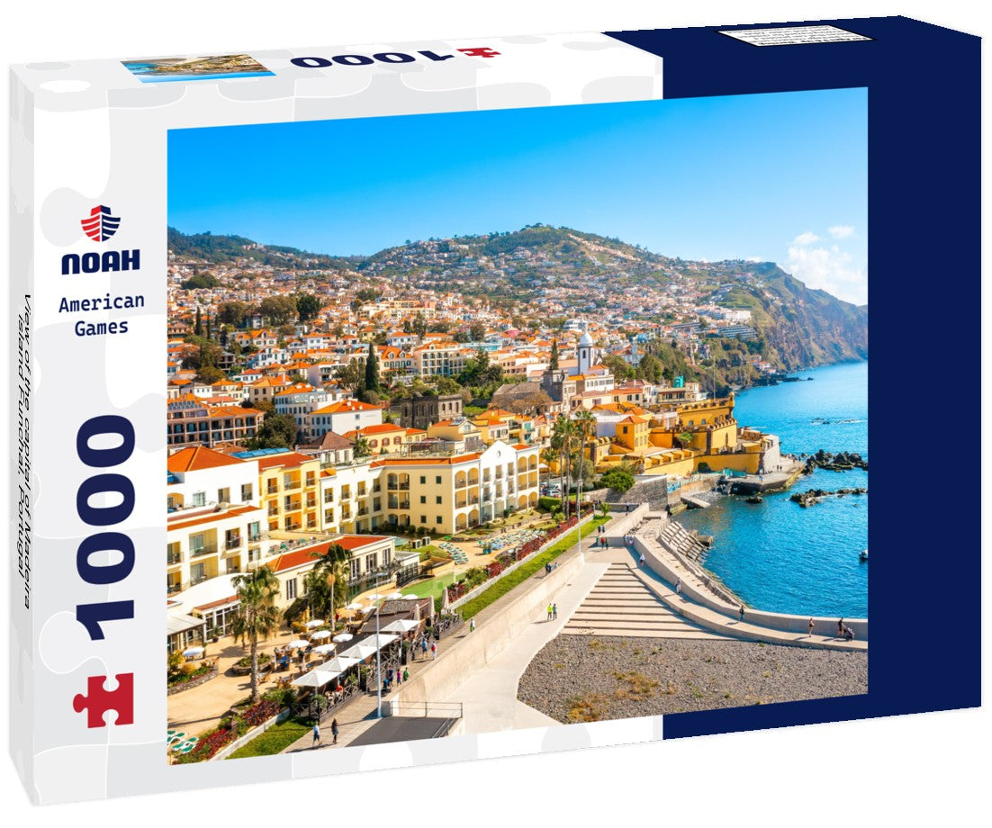 the capital of Madeira island Funchal, Portugal 1000pc Puzzle