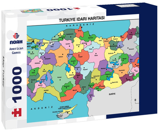 Noah Jigsaw Puzzle Map Turkey 1000 pieces