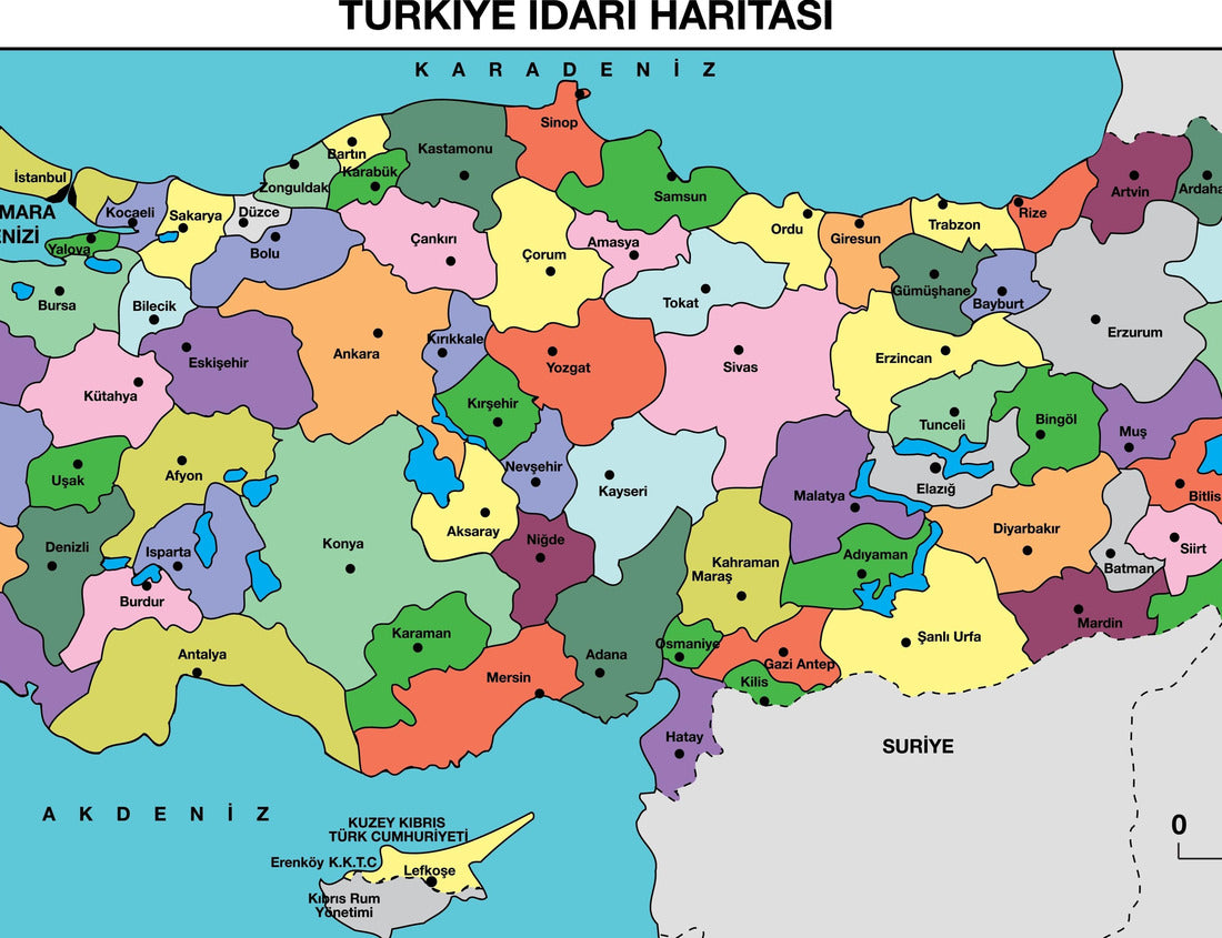 Noah Jigsaw Puzzle Map Turkey 1000 pieces
