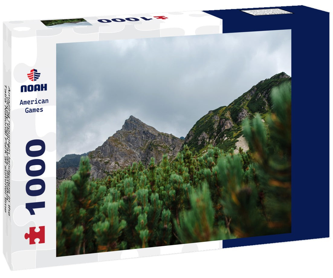 Noah Jigsaw Puzzle Amazing mountain landscape in the cloudy High Tatras, Slovakia. Tatra National Park at summer time 1000 pieces