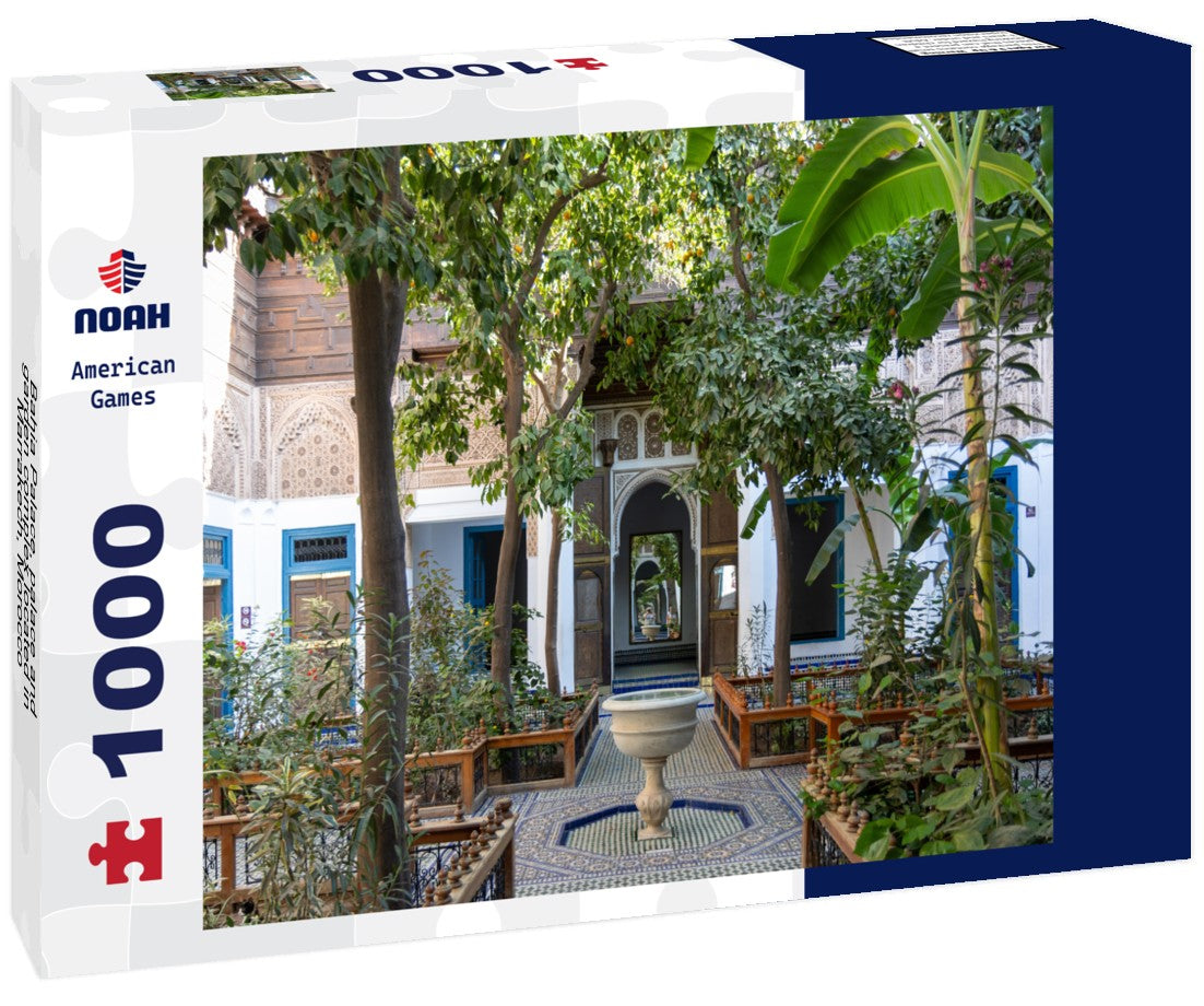 Noah Jigsaw Puzzle Bahia Palace, palace and garden complex located in Marrakech, Morocco 1000 pieces