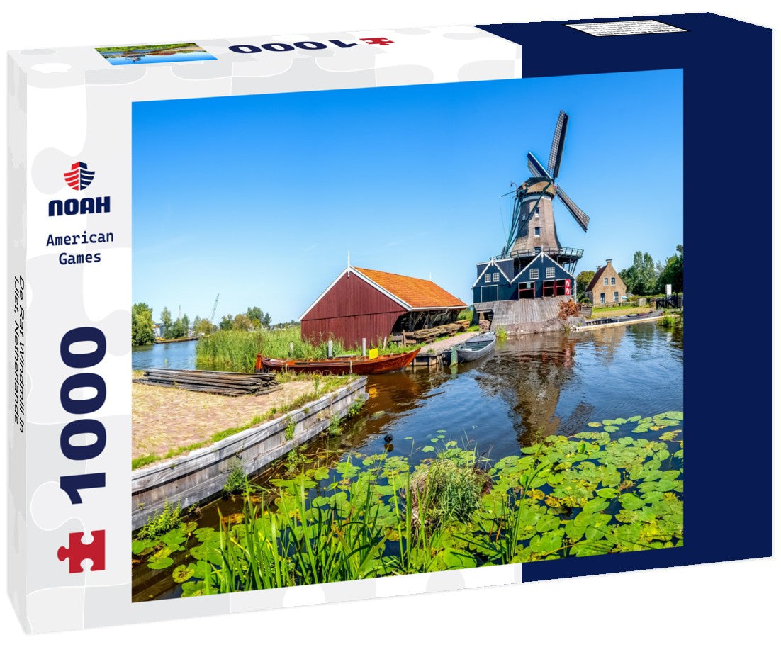 Noah Jigsaw Puzzle De Rat Windmill in IJlst, Netherlands 1000 pieces
