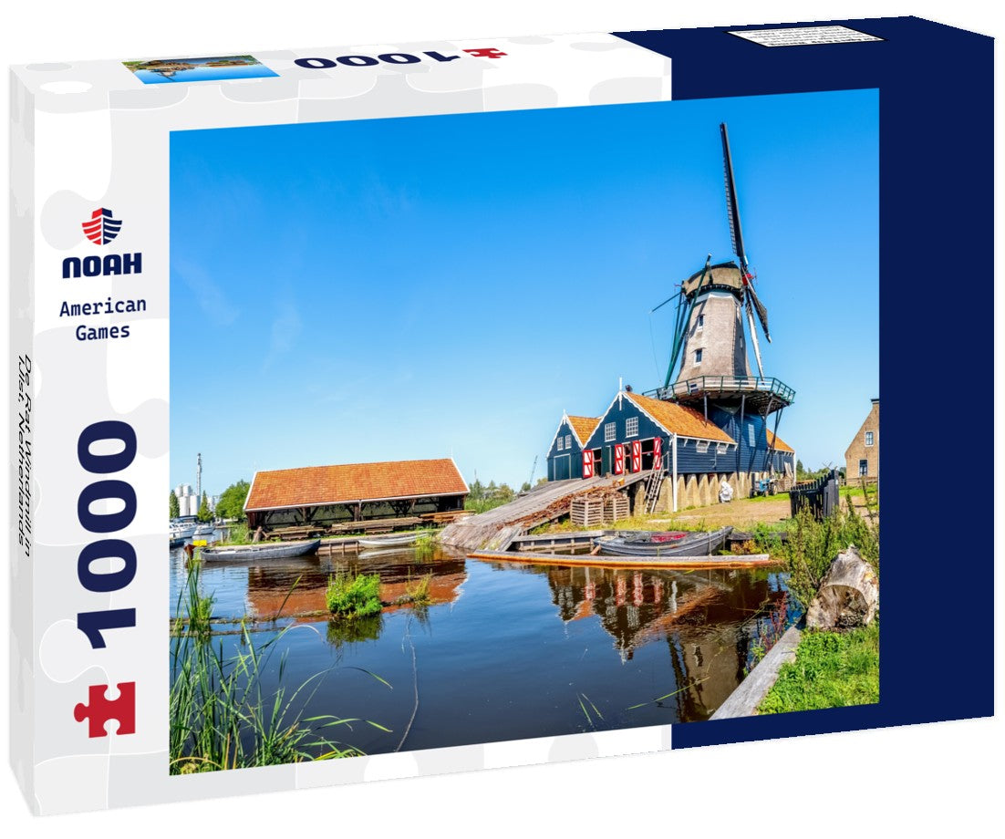 Noah Jigsaw Puzzle De Rat Windmill in IJlst, Netherlands 1000 pieces