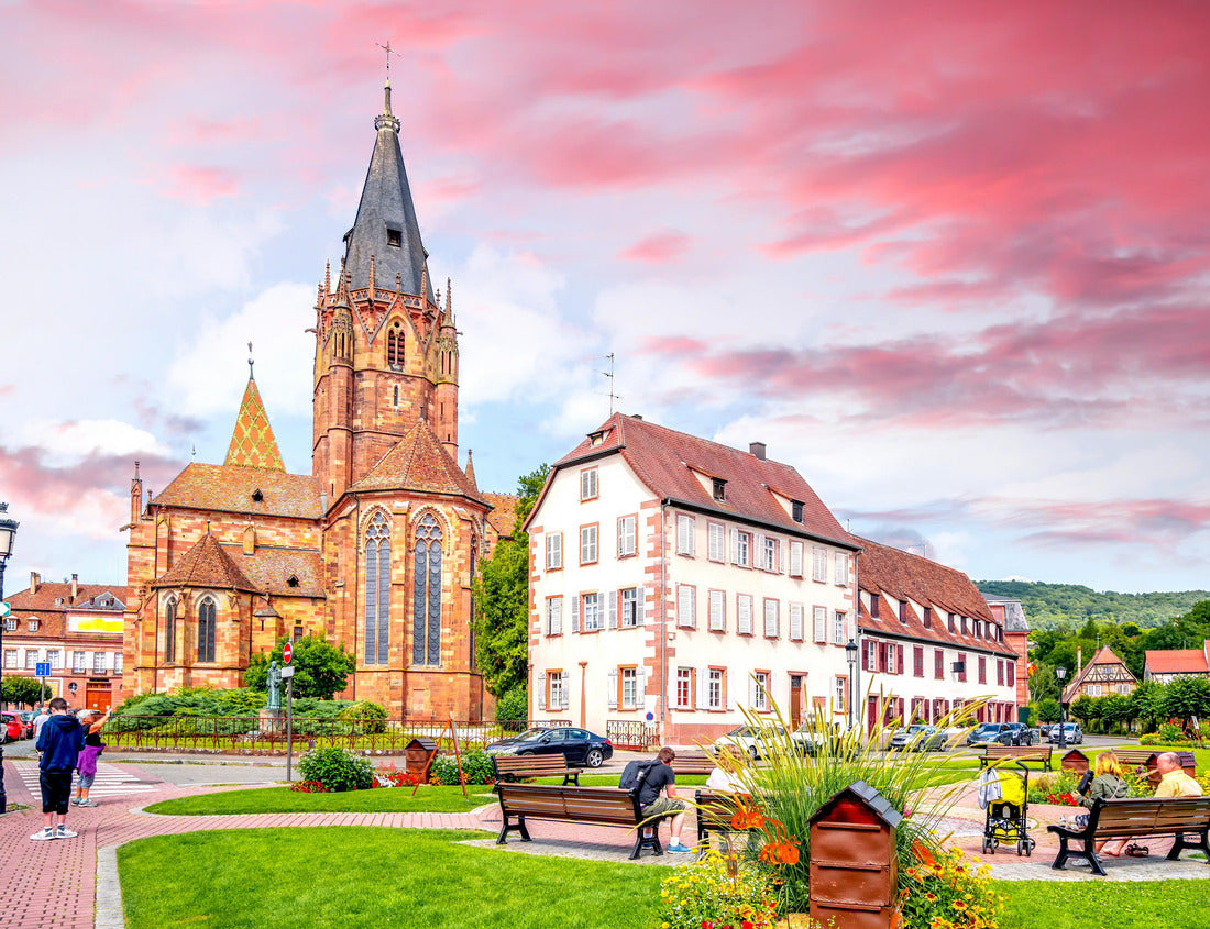 Old city of Wissembourg, France 1000pc Puzzle
