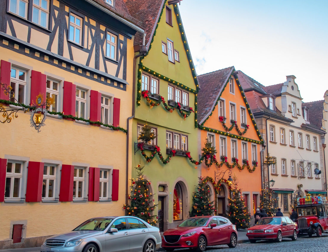 Noah Jigsaw Puzzle Colorful traditional German architecture buildings at Rothenburg Bavaria village in Germany Germany 1000 pieces