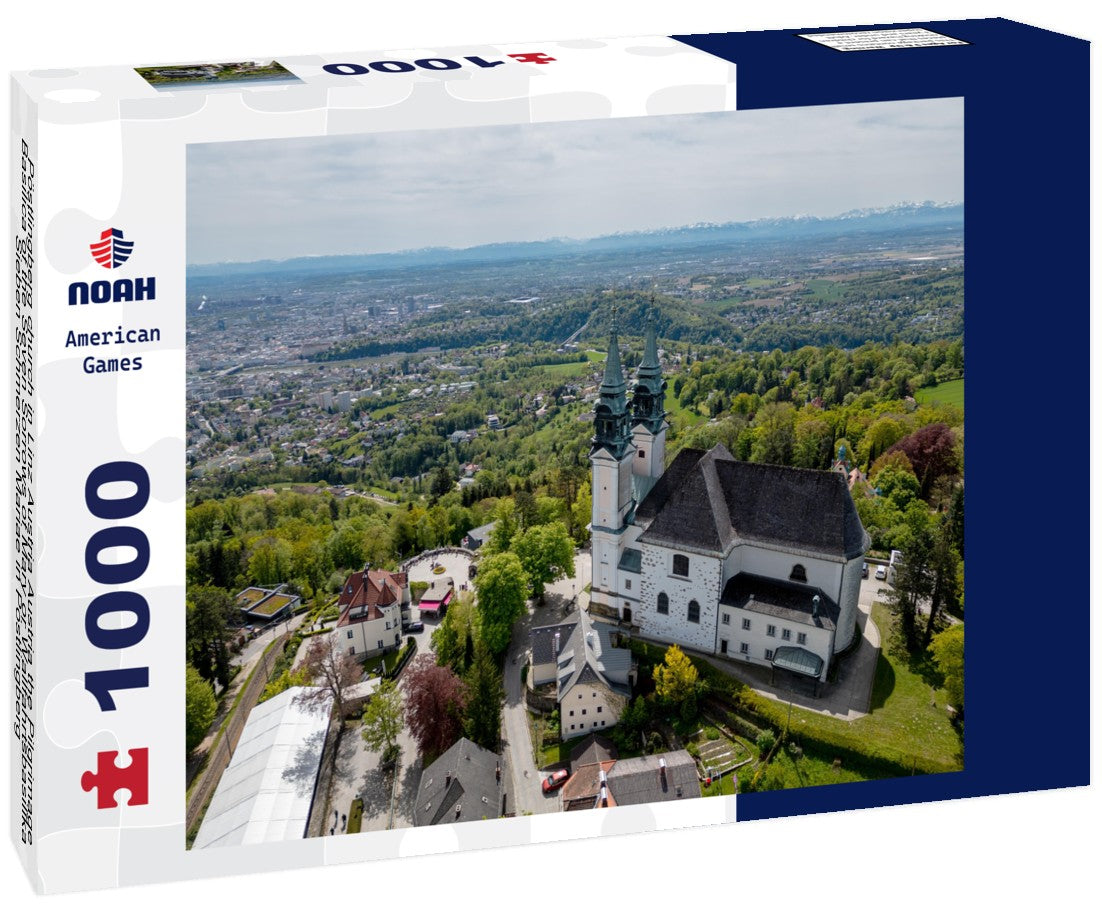 Pöstlingberg church in Linz Austria Austria the Pilgrimage Basilica of the Seven Sorrows of Mary or Wallfahrtsbasilika Sieben Schmerzen Mariae in Pöstlingberg 1000pc Puzzle
