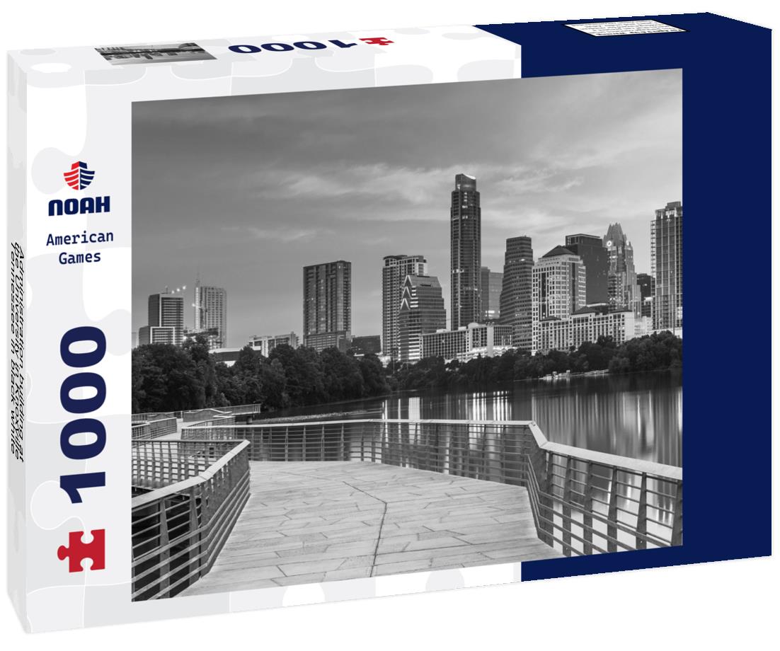 Noah Jigsaw Puzzle Administration building at the University in Knoxville, Tennessee in black white 1000 pieces