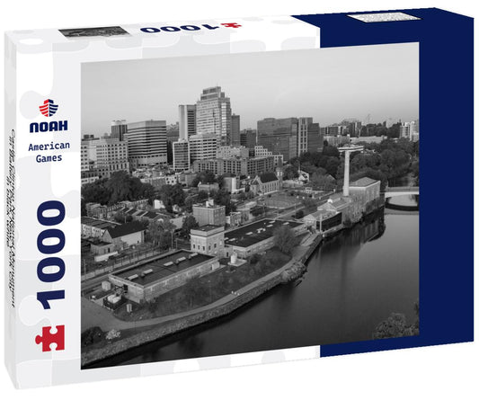 Noah Jigsaw Puzzle Castle Clinton National Monument in Battery Park New York City in black white 1000 pieces