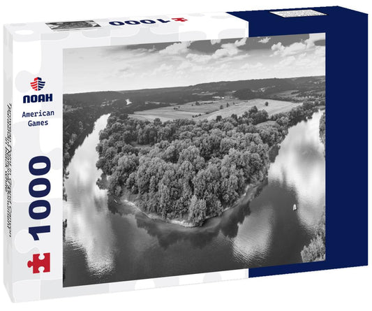 Noah Jigsaw Puzzle Toroweap Point in Grand Canyon Parashant National Monument in black white 1000 pieces