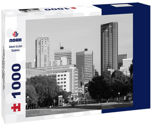 Noah Jigsaw Puzzle Valley Floor, Canyon de Chelly National Monument in black white 1000 pieces