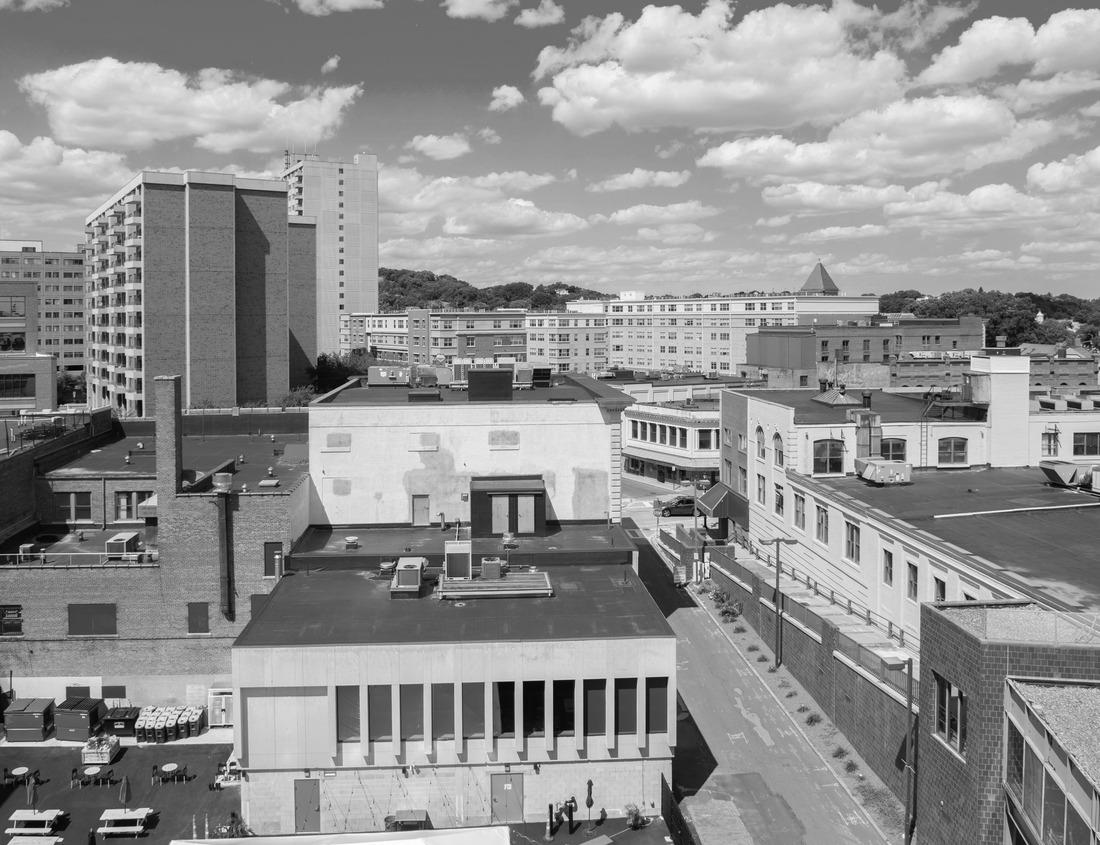 Noah Jigsaw Puzzle Jennycliff Bay is a beach with views over the city of Plymouth in Devon, England in black white 1000 pieces