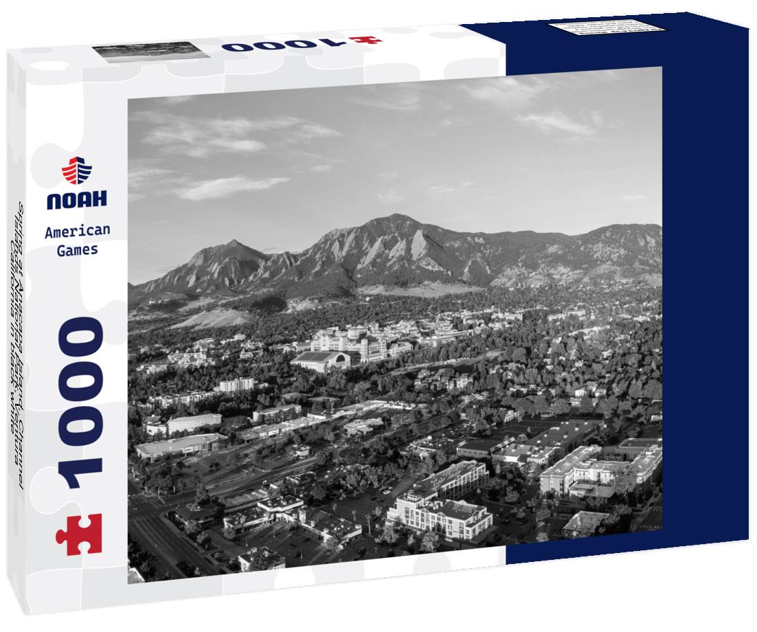 Noah Jigsaw Puzzle Spring at Anacapa Island, Channel Islands National Park, Ventura, California in black white 1000 pieces