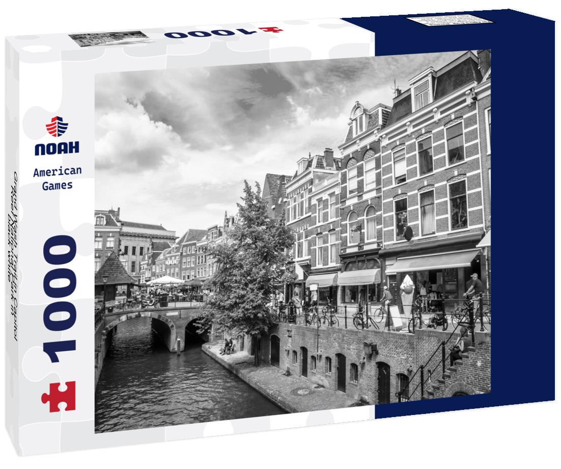 Noah Jigsaw Puzzle Grand Wash Trail in Capitol Reef National Park in black white 1000 pieces