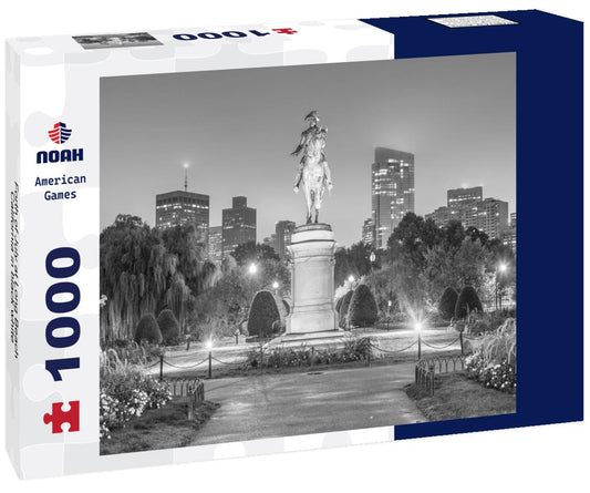 Noah Jigsaw Puzzle Forth of July at Long Beach, California in black white 1000 pieces