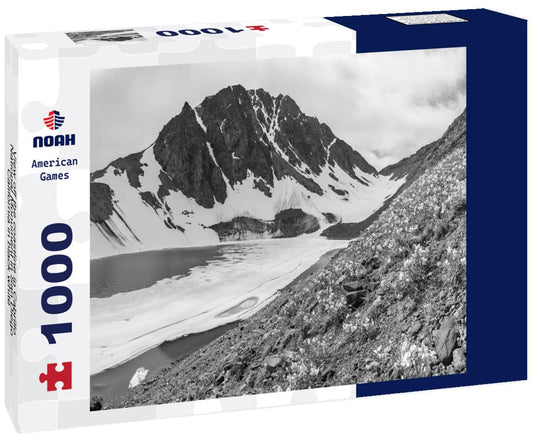 Noah Jigsaw Puzzle View off the coastline in Cabrillo National Monument in San Diego, California in black white 1000 pieces