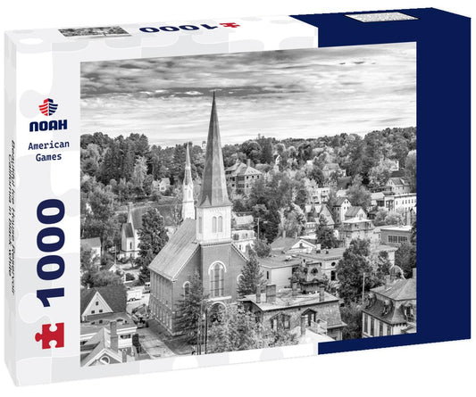 Noah Jigsaw Puzzle Beautiful Ice House Reservoir, California in black white 1000 pieces