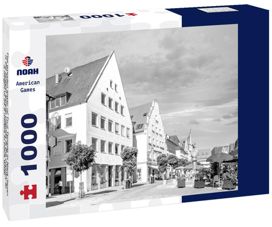 Noah Jigsaw Puzzle The wooden tower of To-ji Temple in Nara Japan is the largest temple pagoda in the country at a height of 54.8 meters in black white 1000 pieces