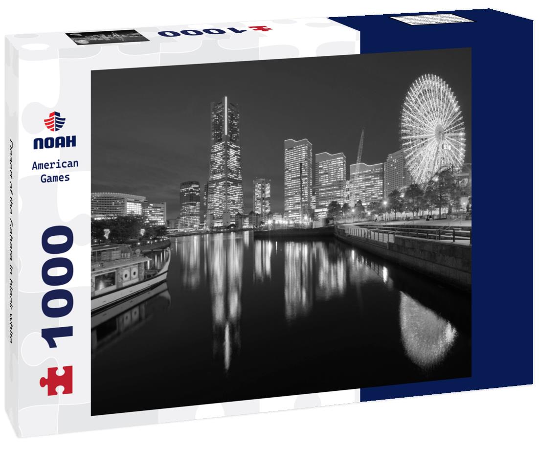 Noah Jigsaw Puzzle Desert of the Sahara in black white 1000 pieces