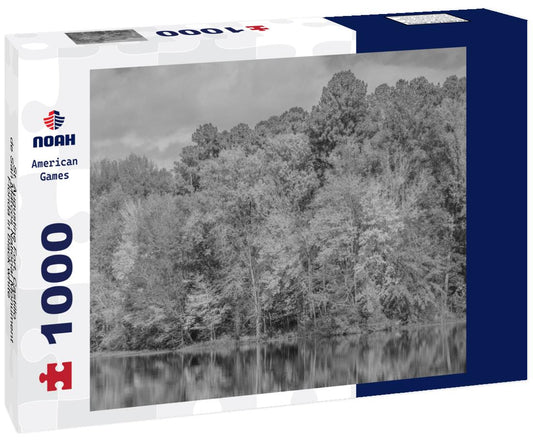 Noah Jigsaw Puzzle St. Augustine Fort, Castillo de San Marcos National Monument, Florida in black white 1000 pieces