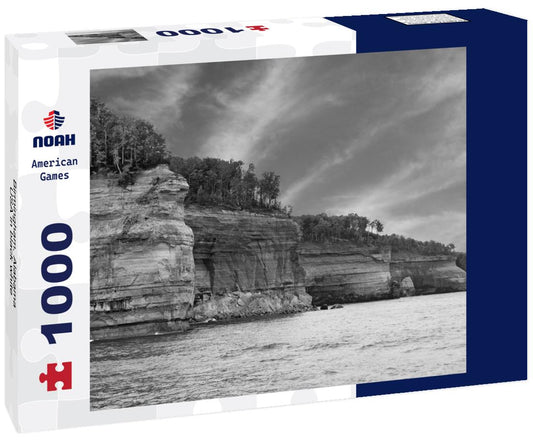 Noah Jigsaw Puzzle Birmingham, Alabama, USA in black white 1000 pieces