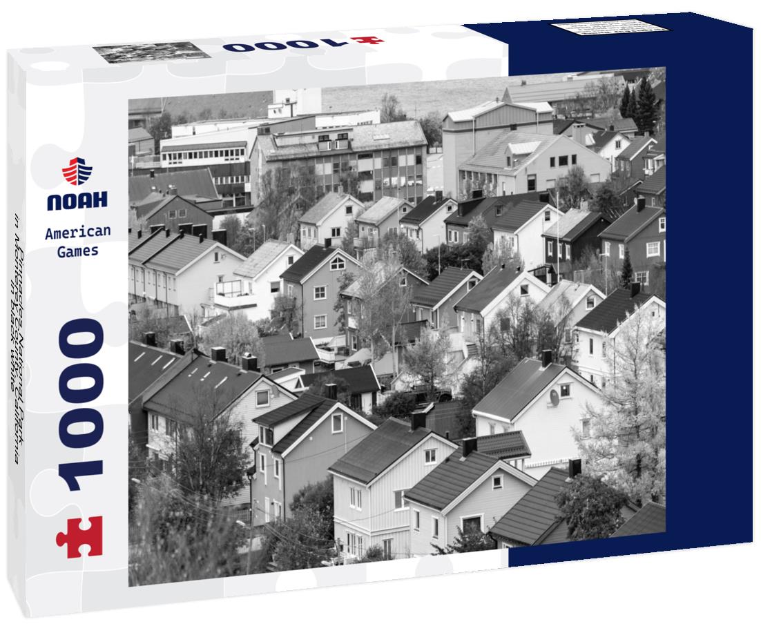 Noah Jigsaw Puzzle Pinnacles National Park in Monterey County, California in black white 1000 pieces