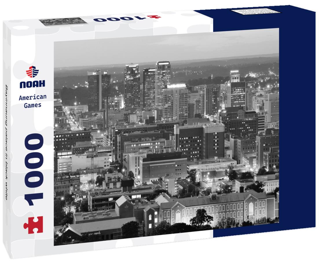 Noah Jigsaw Puzzle Bayinnaung palace in black white 1000 pieces
