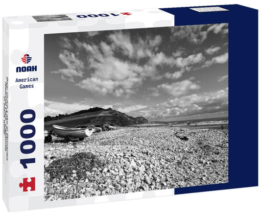 Noah Jigsaw Puzzle Bear Gulch Lake in Pinnacles National Park, California in black white 1000 pieces