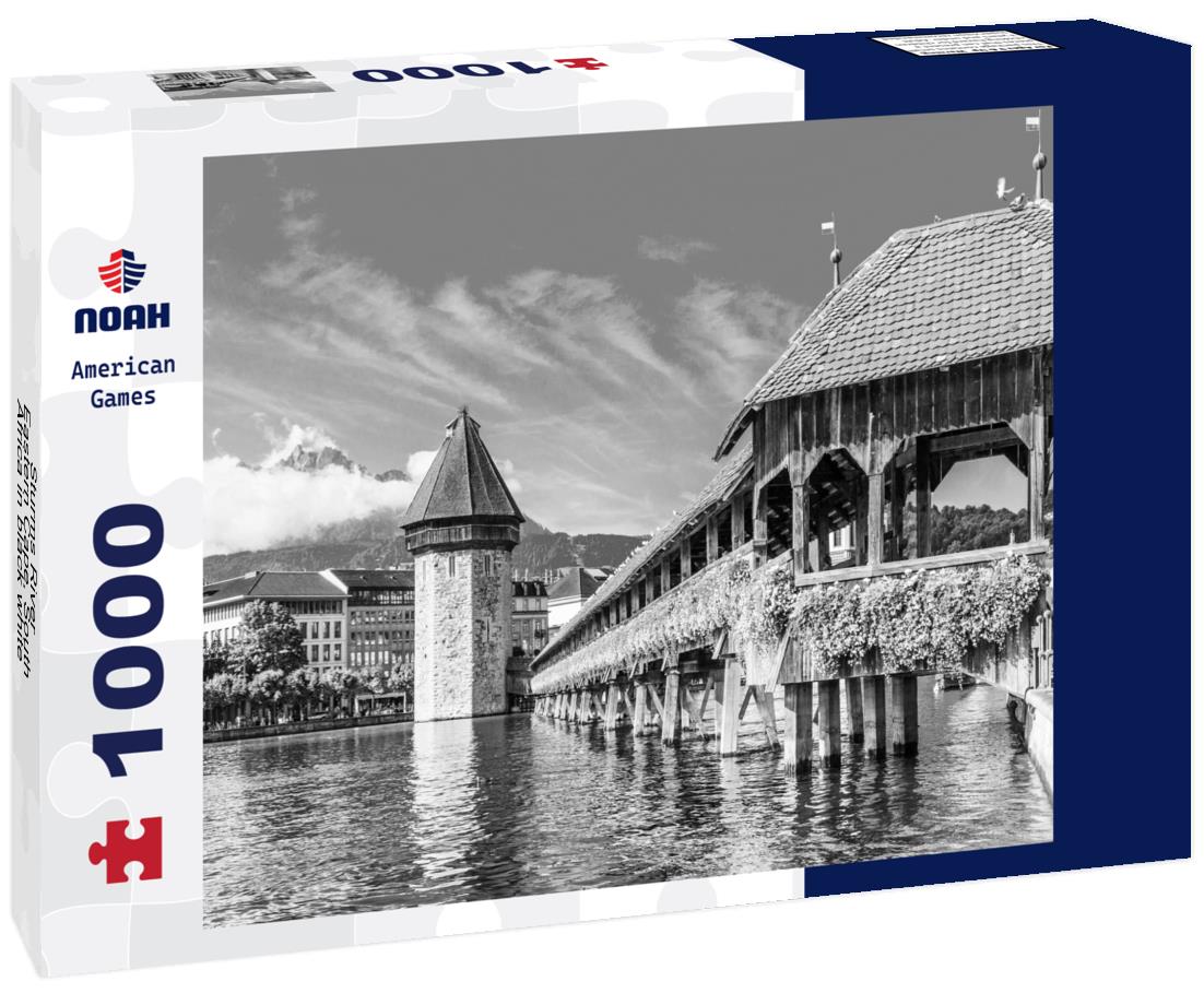 Noah Jigsaw Puzzle Sturms River - Eastern Cape, South Africa in black white 1000 pieces