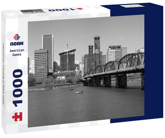 Noah Jigsaw Puzzle Vancouver, Canada in black white 1000 pieces
