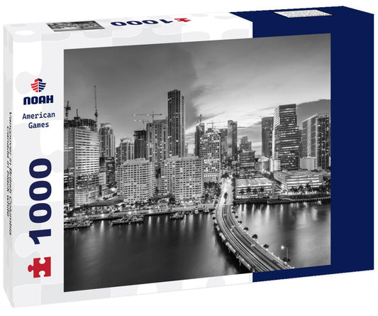 Noah Jigsaw Puzzle Vancouver in British Columbia, Canada in black white 1000 pieces