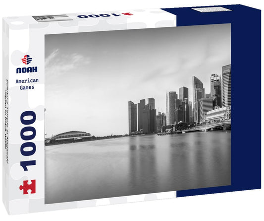 Noah Jigsaw Puzzle Sofuku-ji Temple in Nagasaki, Japan in black white 1000 pieces