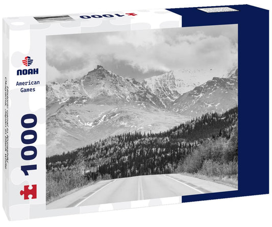 Noah Jigsaw Puzzle Historic canal in Kurashiki, Okayama, Japan in black white 1000 pieces