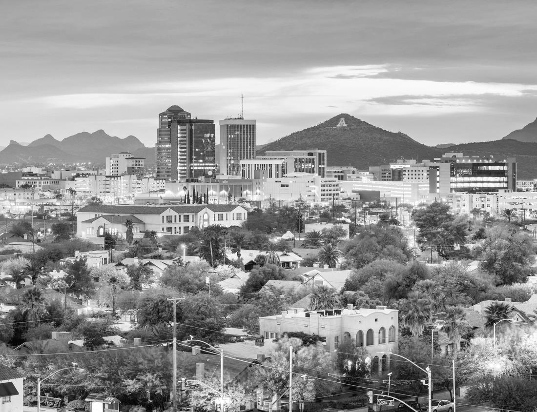 Noah Jigsaw Puzzle Real de Catorce - one of the magical towns of Mexico in black white 1000 pieces