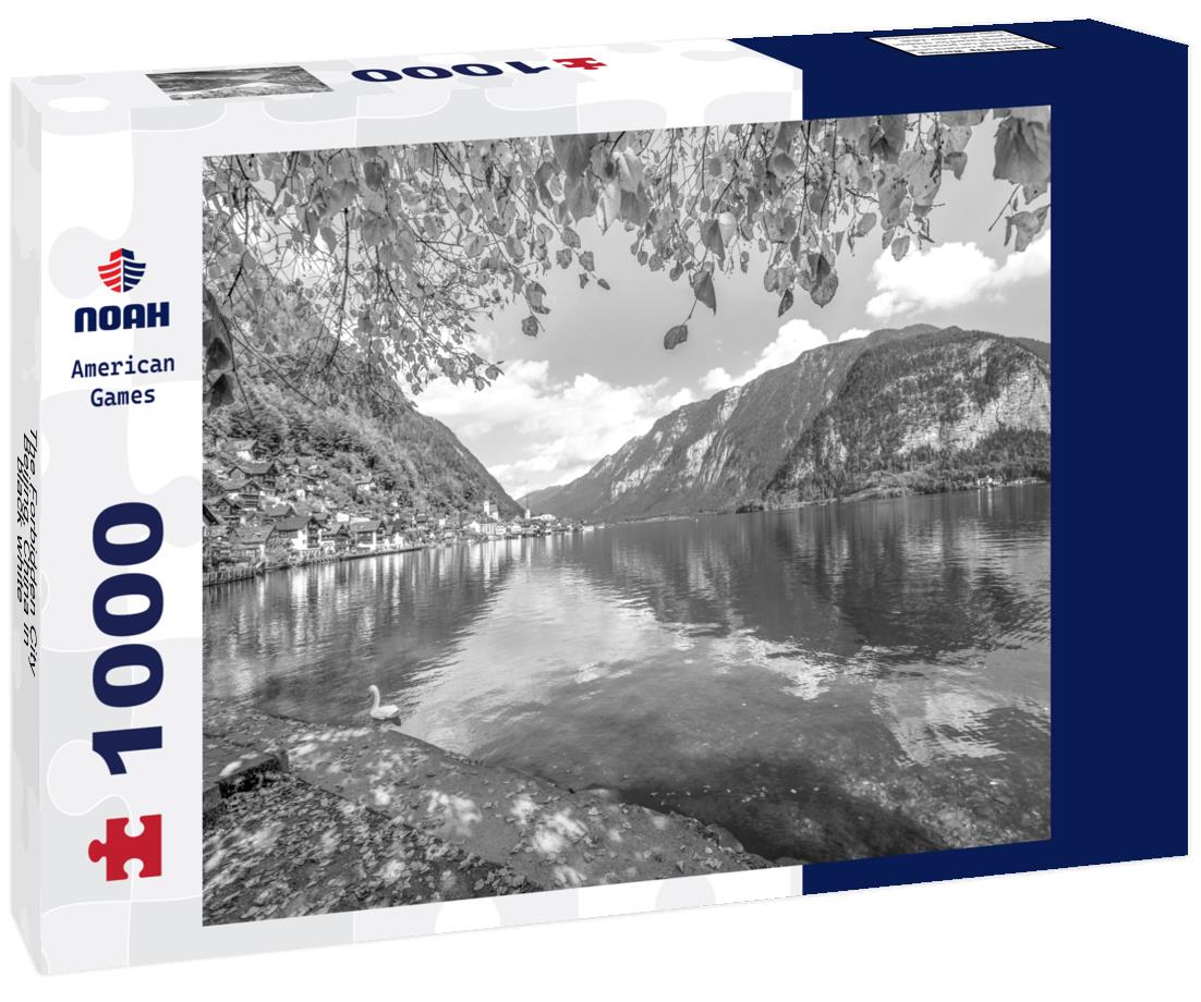 Noah Jigsaw Puzzle The Forbidden City, Beijing, China in black white 1000 pieces