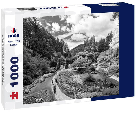 Noah Jigsaw Puzzle City of Denver Skyline. City Park Landscape. Capital of the U.S. State of Colorado in black white 1000 pieces