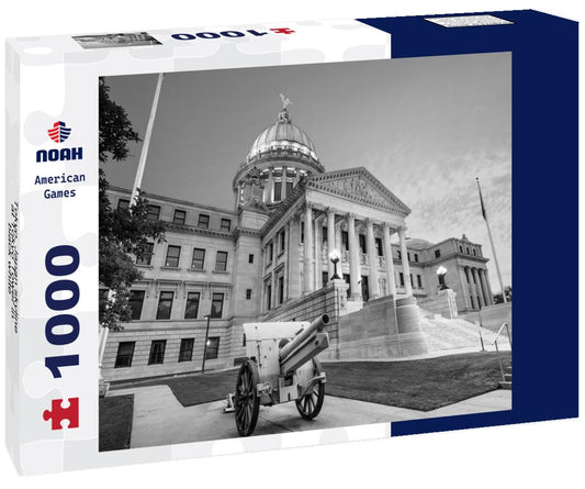 Noah Jigsaw Puzzle Tokyo, Japan skyline at Tokyo Tower in black white 1000 pieces