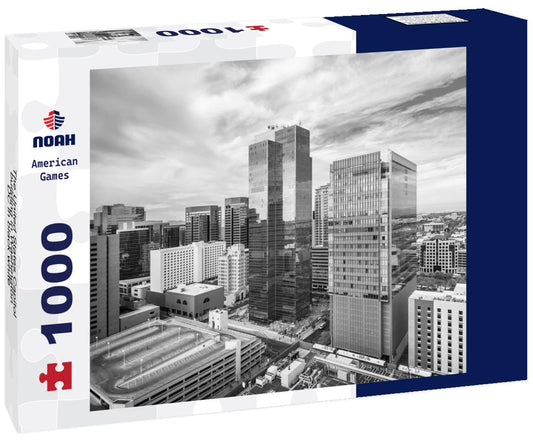 Noah Jigsaw Puzzle The United States Capitol building in Washington DC in black white 1000 pieces