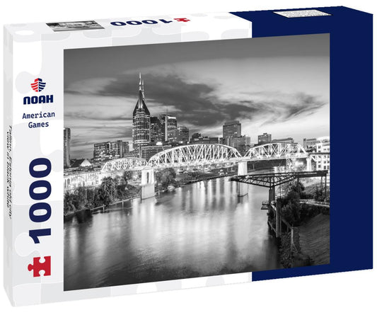 Noah Jigsaw Puzzle Tallinn, Estonia old city view in black white 1000 pieces
