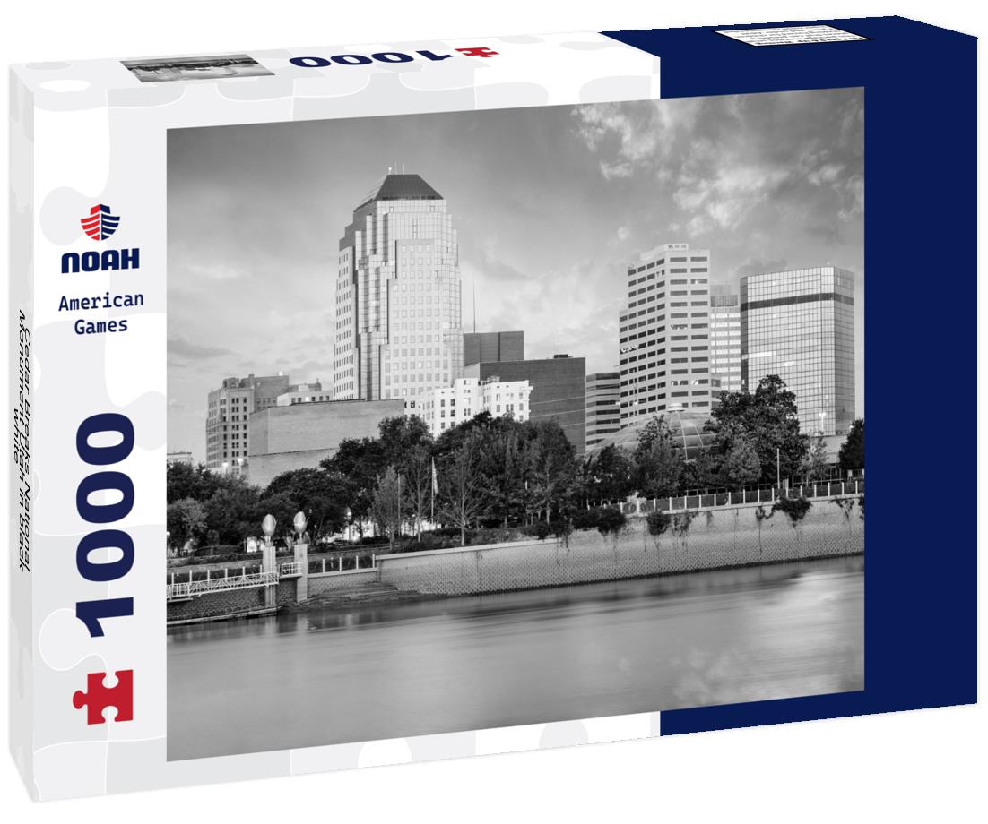 Noah Jigsaw Puzzle Cedar Breaks National Monument Utah in black white 1000 pieces