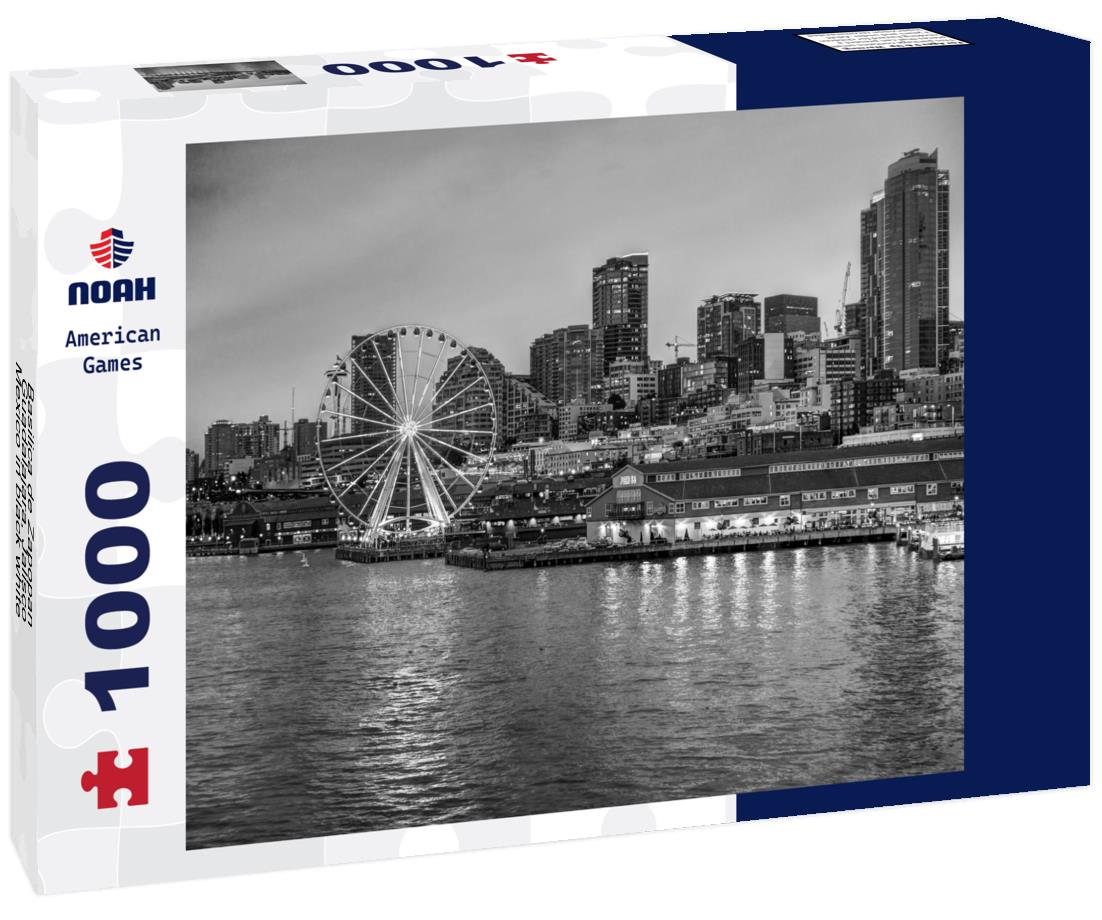 Noah Jigsaw Puzzle Basilica de Zapopan, Guadalajara, Jalisco, Mexico in black white 1000 pieces