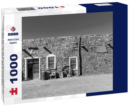 Noah Jigsaw Puzzle View of the town hall and the San Lorenzo cathedral (Duomo) under a blue sky with white clouds in the city of Alba in Piedmont, northern Italy in black white 1000 pieces