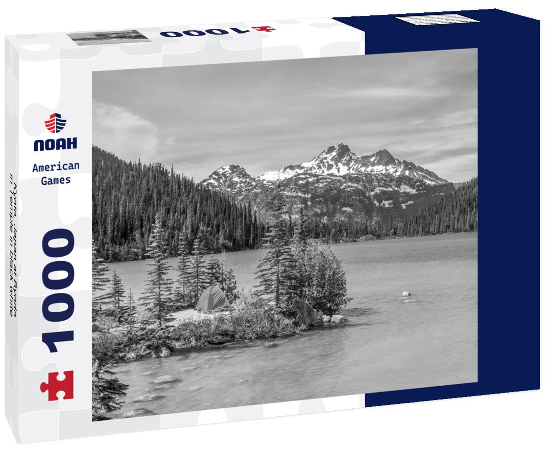 Noah Jigsaw Puzzle Kyoto, Japan at Byodo-in Temple in black white 1000 pieces