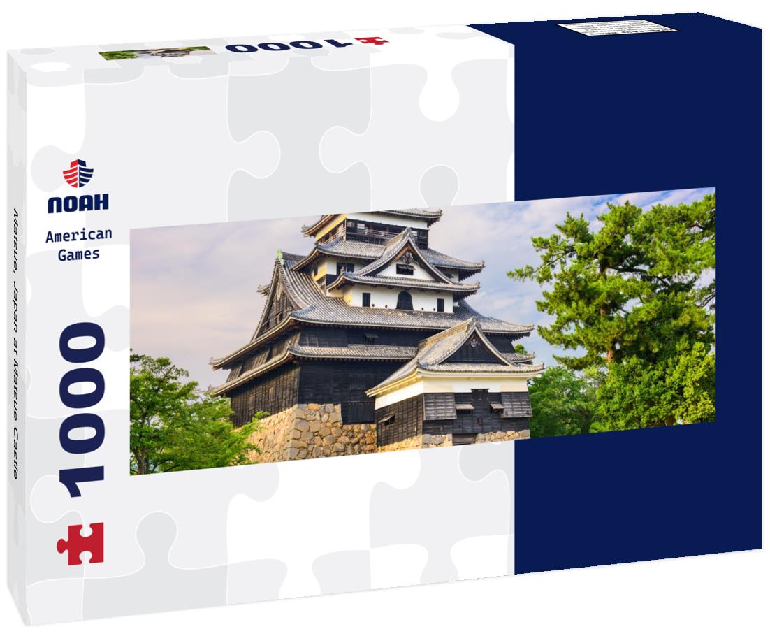 Noah Jigsaw Puzzle Matsue, Japan at Matsue Castle panorama 1000 pieces