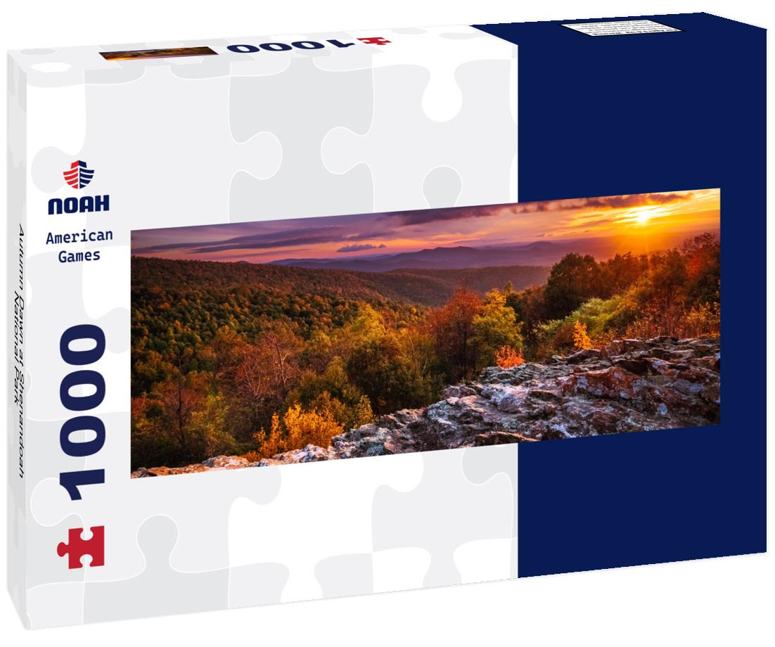 Noah Jigsaw Puzzle Autumn Dawn at Shenandoah National Park panorama 1000 pieces